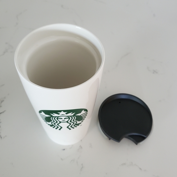 STARBUCKS CLASSIC CERAMIC TUMBLER COFFEE MUG TO-GO - Picture 5 of 9